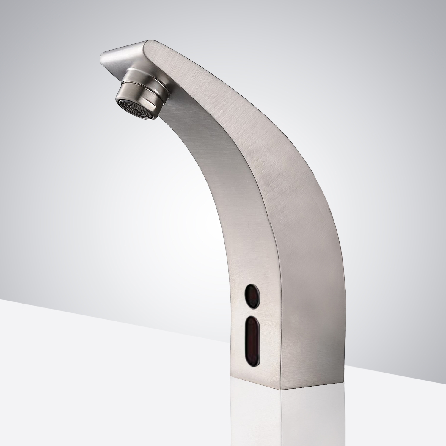 Fontana Milan Commercial Infrared Automatic Brushed Nickel Sensor Faucet